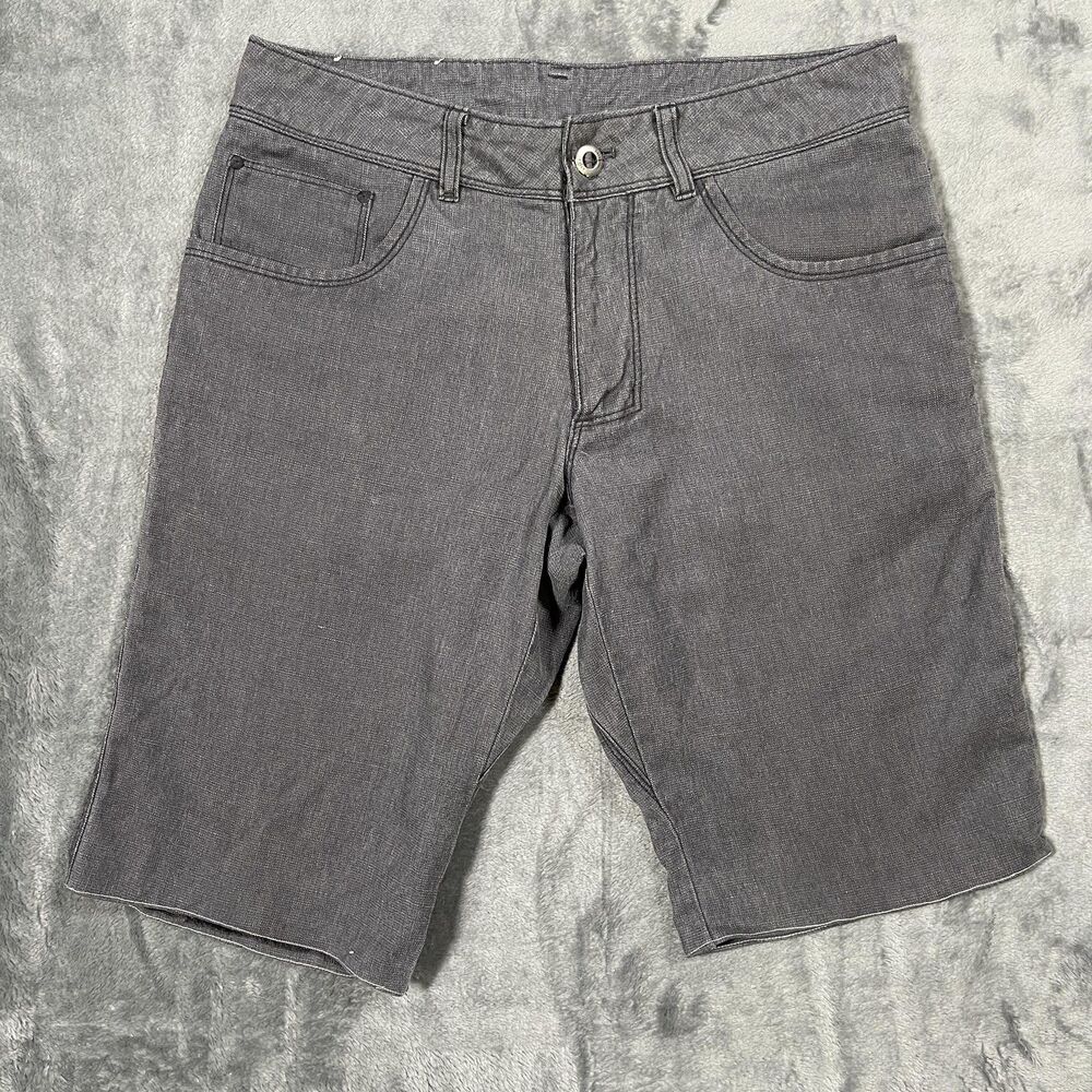 Patagonia Bermuda Shorts Mens 28 Gray Polyester 12in Regular 5-Pocket Casual